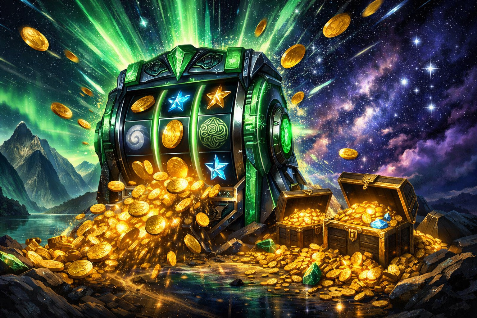 Galaxy social arcade atmosphere